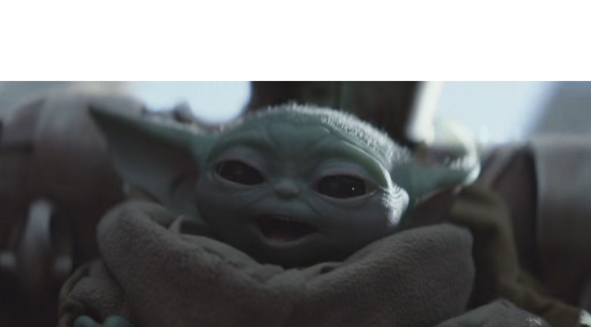 The meme features a screenshot of the character Baby Yoda from the Star Wars series, looking cute and endearing with a mixture of confusion and annoyance on his face. The image is captioned "When you're asked to do something but you know you're going to get in trouble for it".